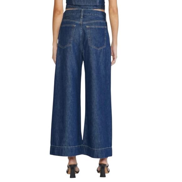 Anthropologie ETICA Jeans MATIS ULTRA WIDE LEG KAAN Size 31 NEW - Picture 2 of 8